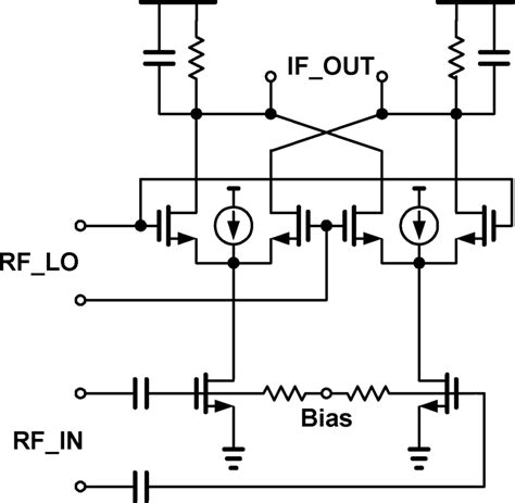 At the destination, we reverse this process, shifting the received<b> radiofrequency</b> signal back to baseband to allow the recovery of the information it contains. . Rf mixer circuit design